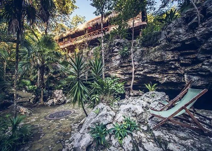 Palapa Con Cenote Privado *